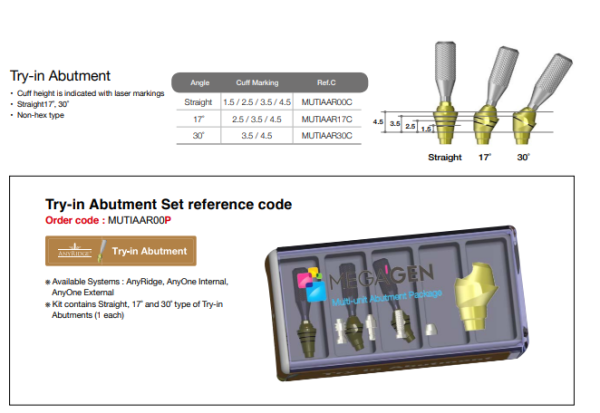 Try in abutment